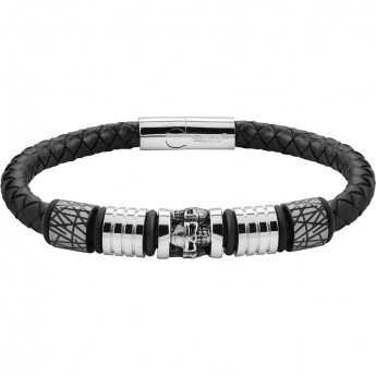 Браслет ZIPPO FIVE CHARMS LEATHER BRACELET 2007170